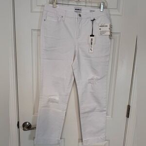 WILLIAM RAST white vintage boyfriend cuffed jeans NWT size 29